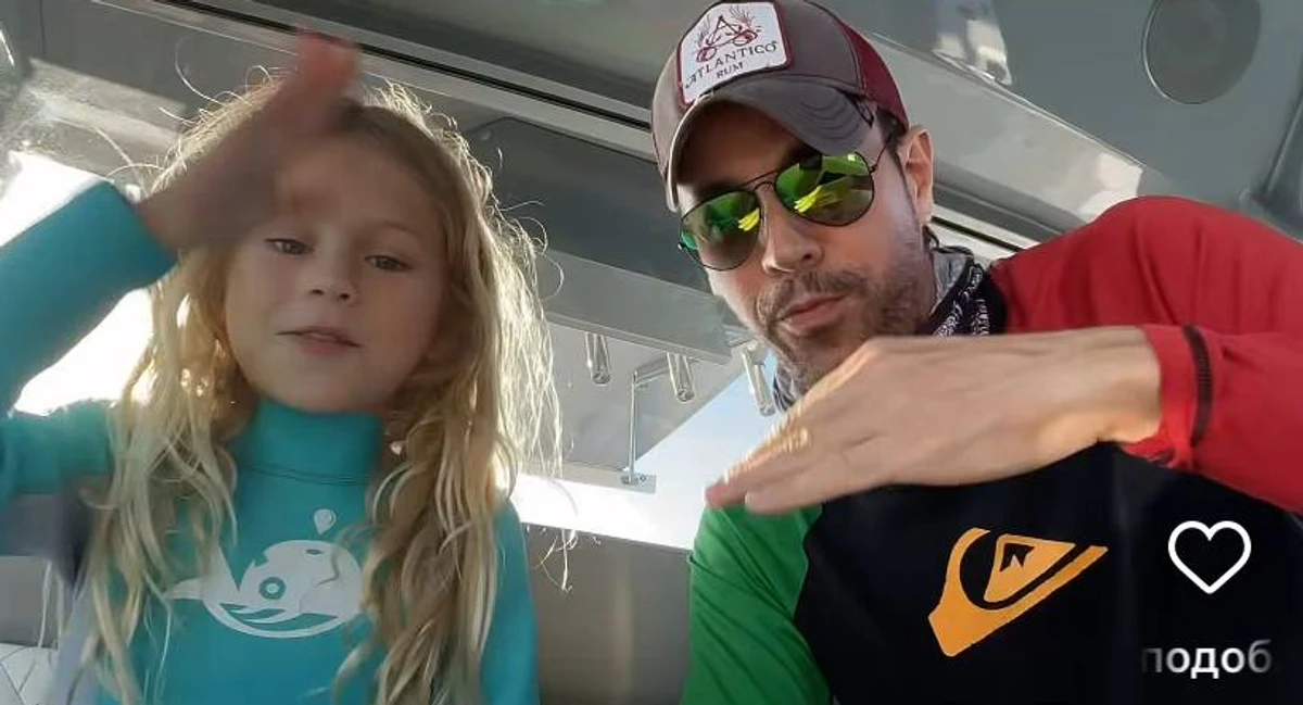 Енріке Іглесіас замилував відео з донькою