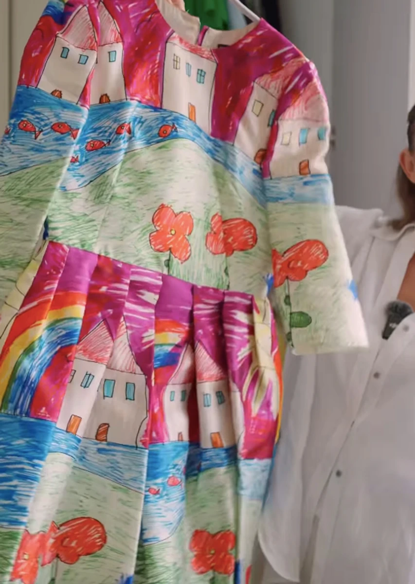 Катерина Осадча показал яскраву сукню, яку носила на шоу