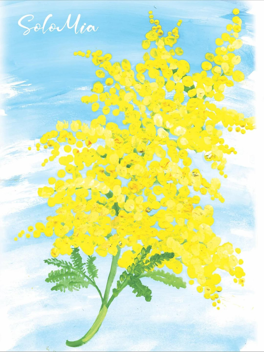 Олена Мозгова розповіла, що її молодша дочка проведе власну виставку картин