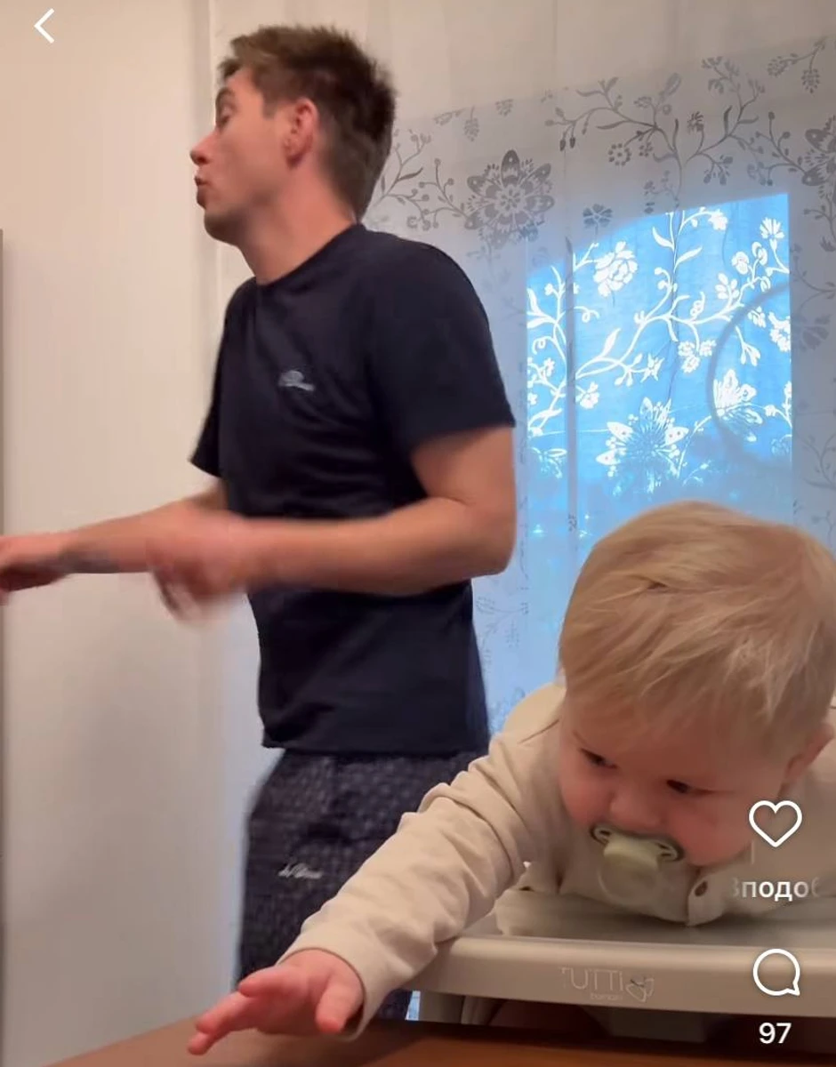 Володимир Отсапчук показав кумедне відео з сином