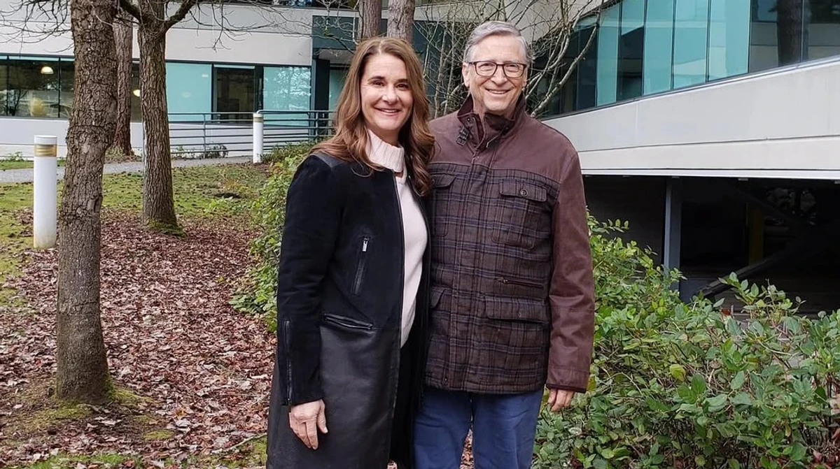 Білл Гейтс та Мелінда Гейтс позують для фото