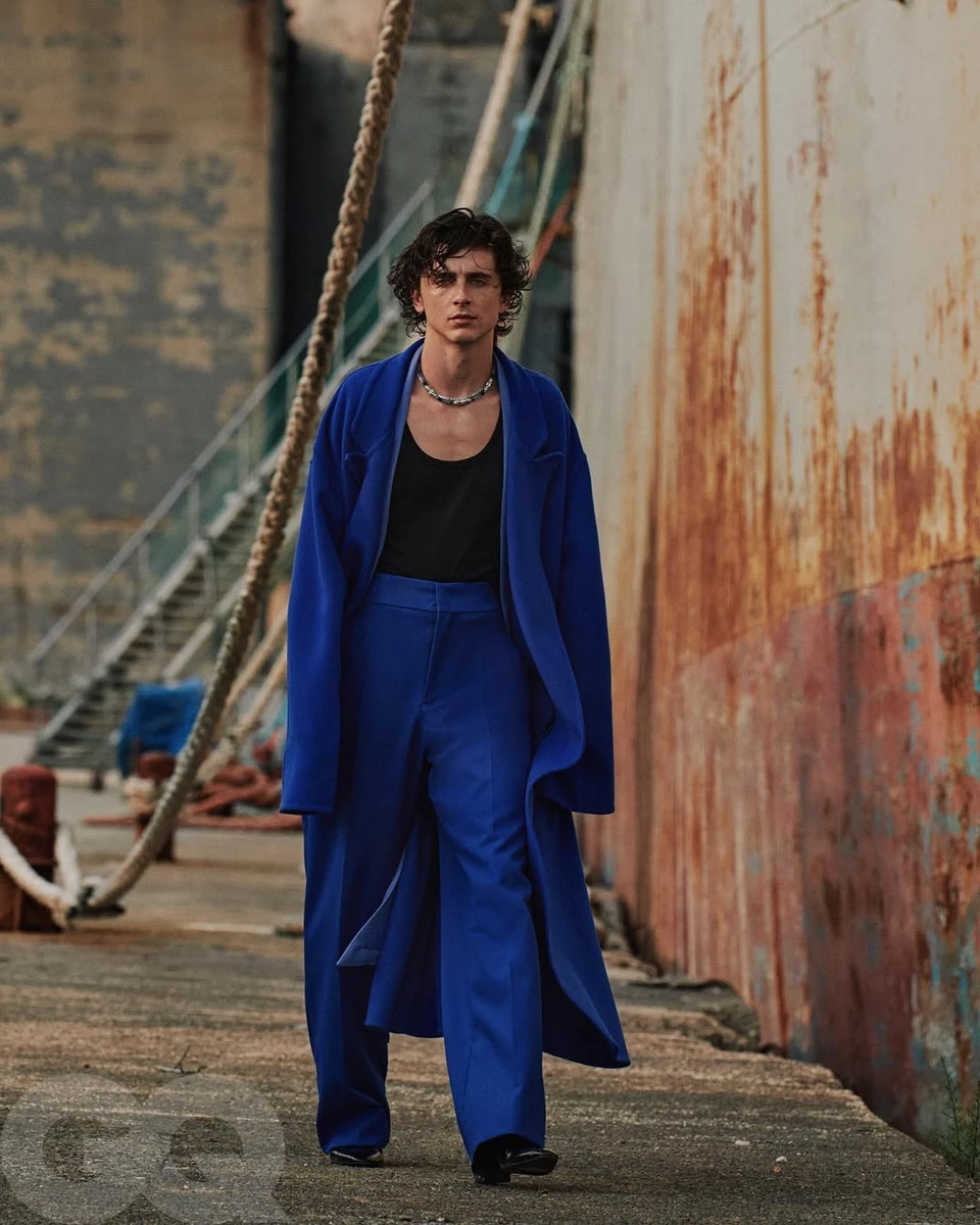 Тімоті Шаломе позує для фото