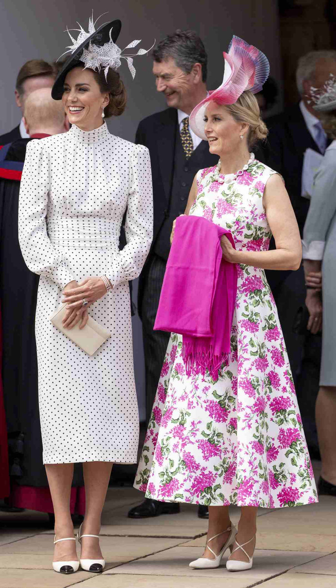 Кетрін у червні 2023-го. На принцесі сукня від Alessandra Rich та сережки з перлами, які належали покійній свекрусі