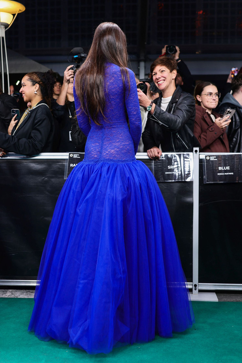 Дакота Джонсон у прозорій сукні