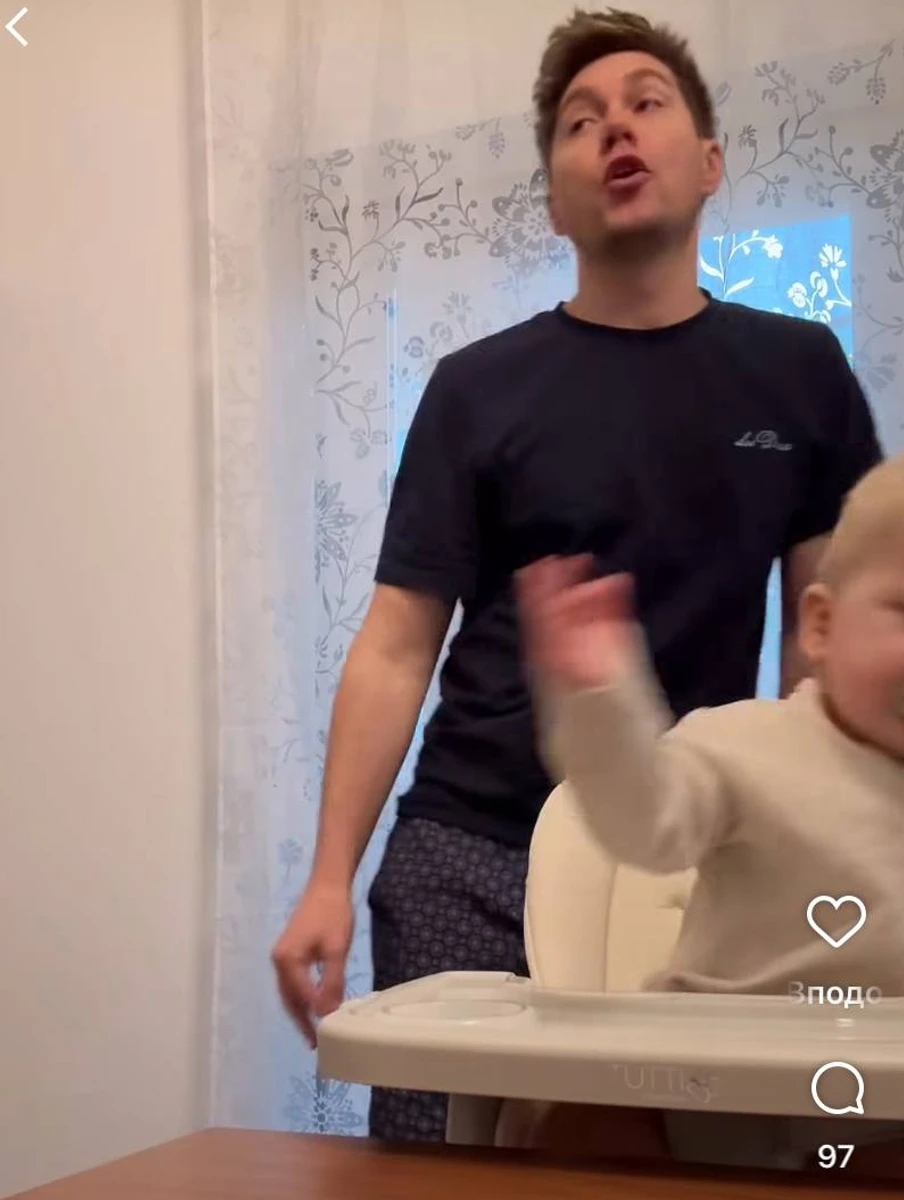 Володимир Остапчук насмішив танцем з сином