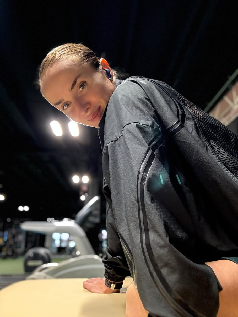 Еліна Світоліна у спортлуці показалася в залі на тренуванні