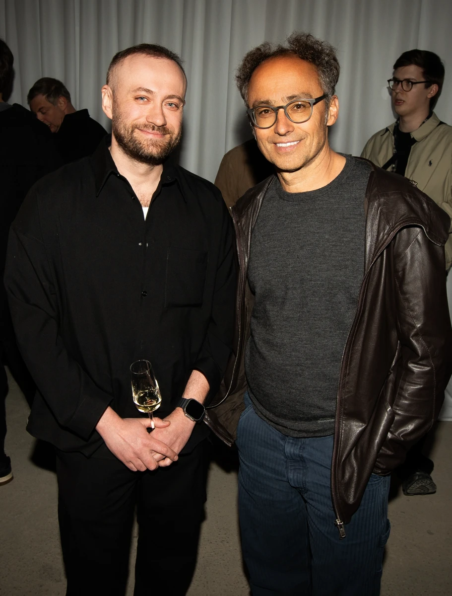 Володимир Шаповалов і Саша Гудков на відкритті спортклубу Світоліної