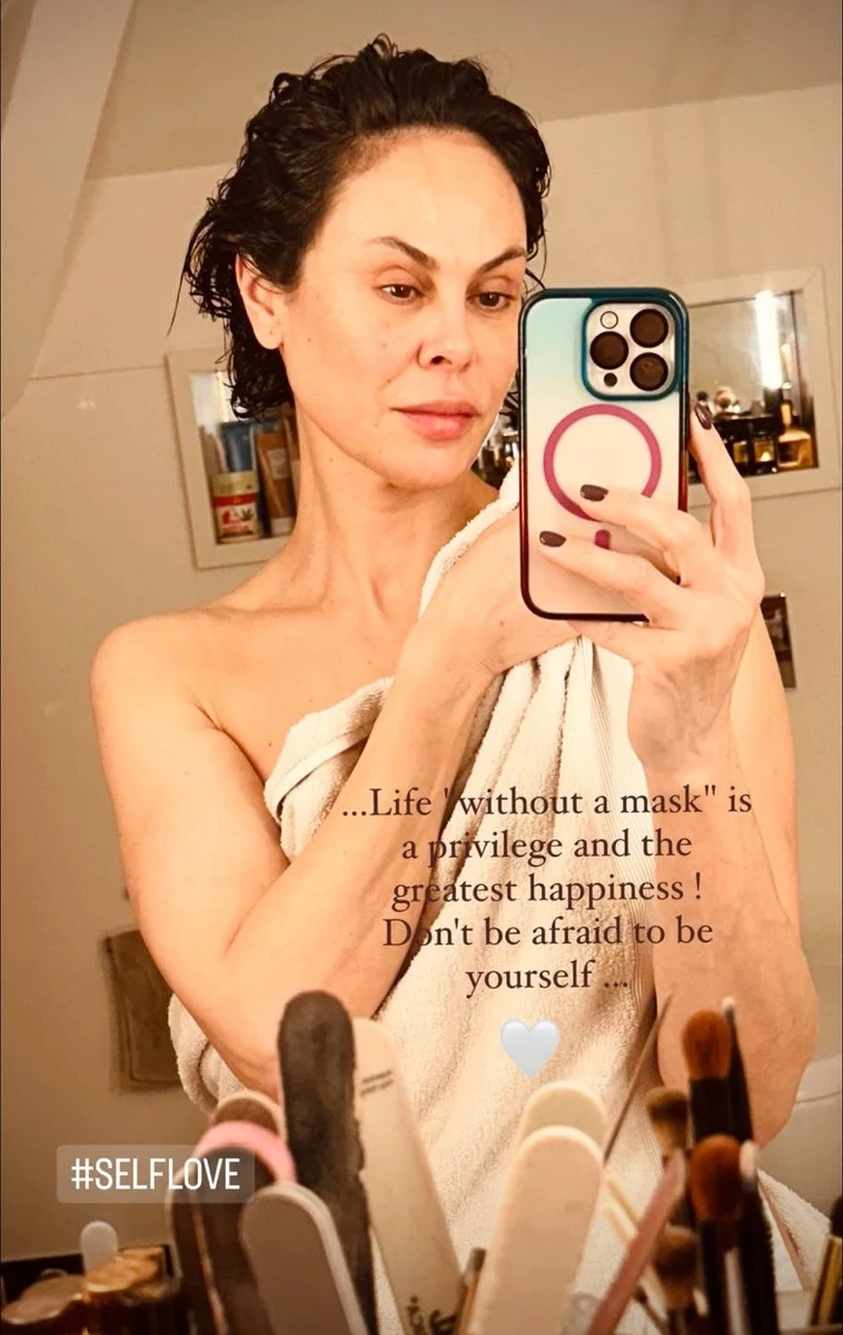 Єгорова не вперше показує себе без макіяжу 