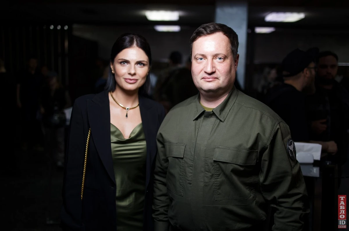 Христина Бондаренко із представником ГУР МО Андрієм Юсовим 