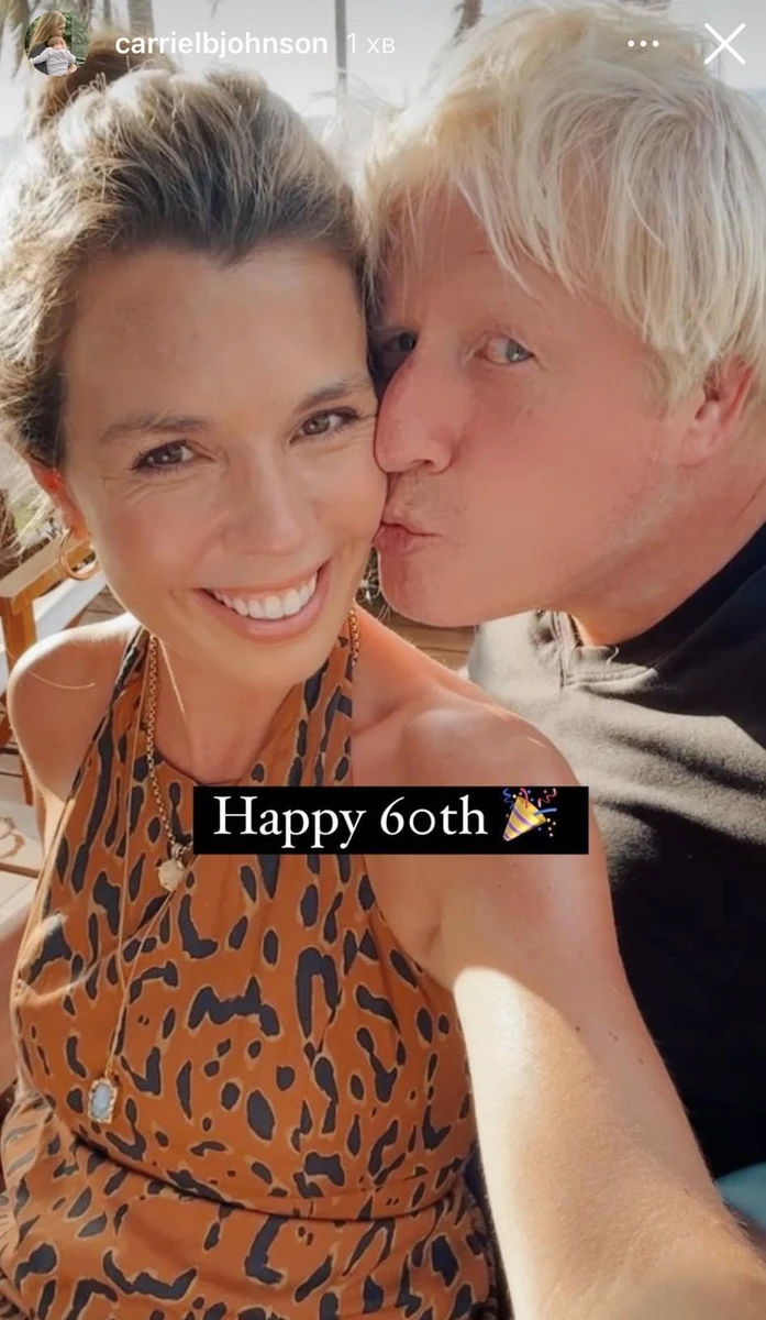 Борис Джонсон та його дружина Керрі