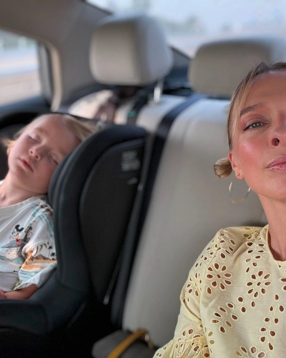 Василіса Фролова з сином Родіоном