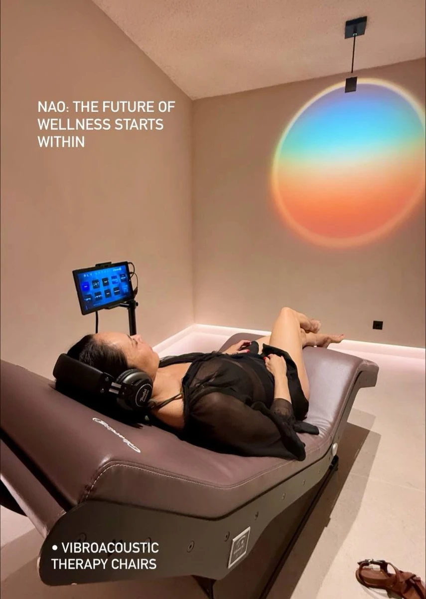 Єгорова у віброакустичному кріслі