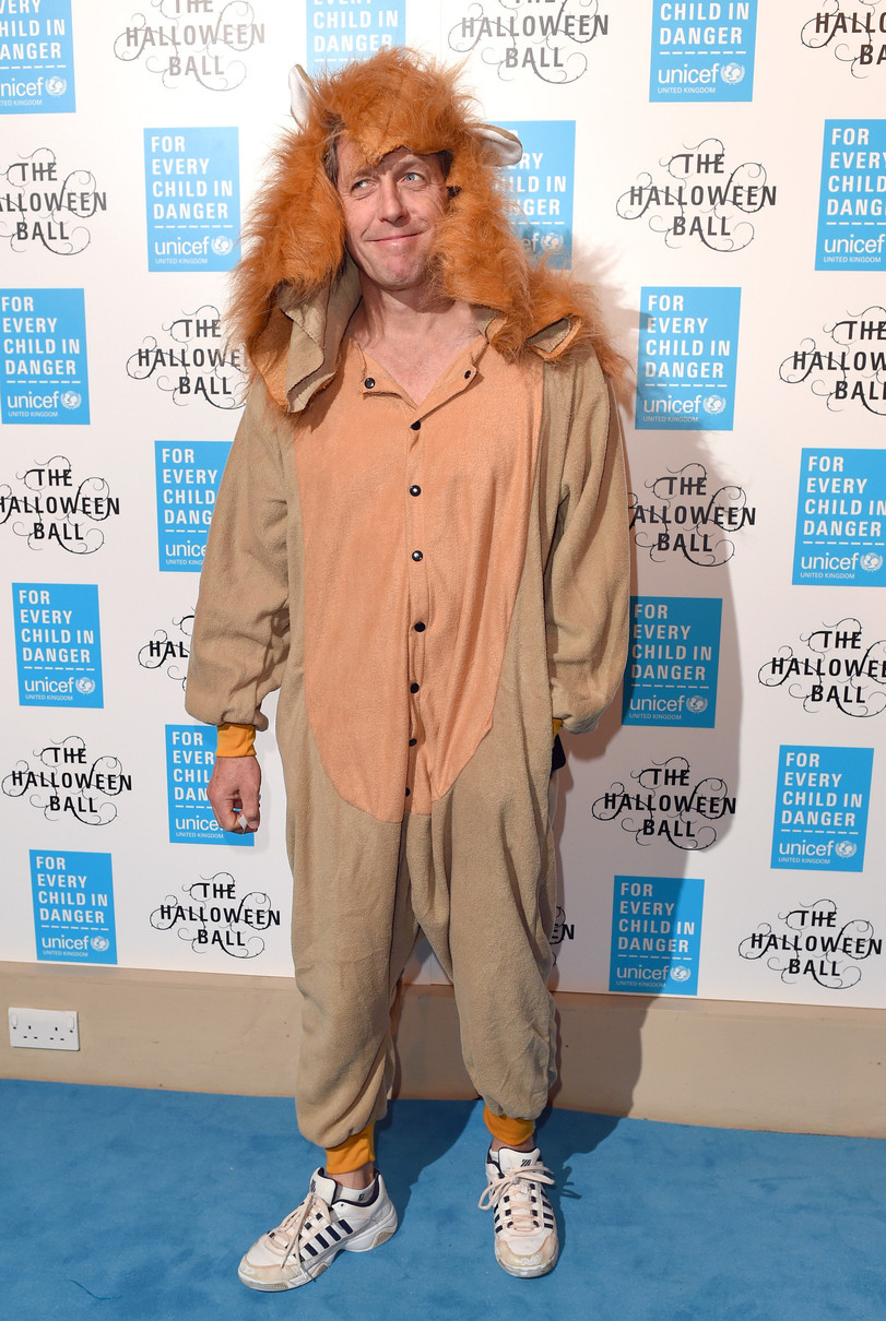 Хʼю Грант на хелловінській вечірці від UNICEF