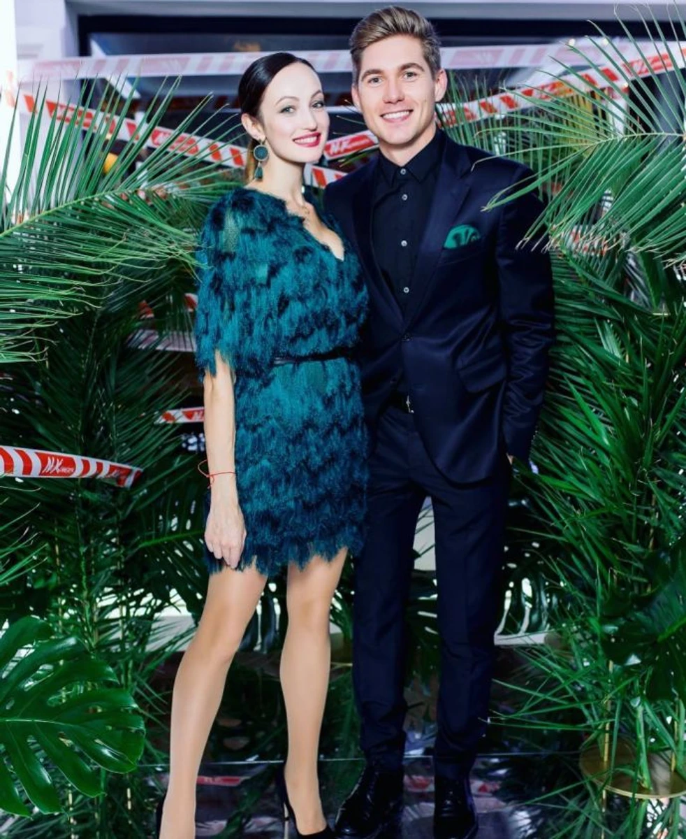 Володимир Остапчук і Олена Войченко на хіднику