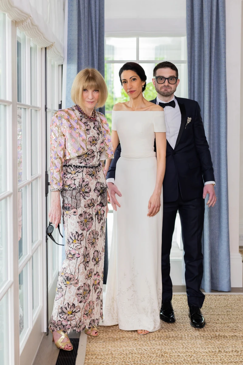 Молодята і головна редакторка американського Vogue Анна Вінтур