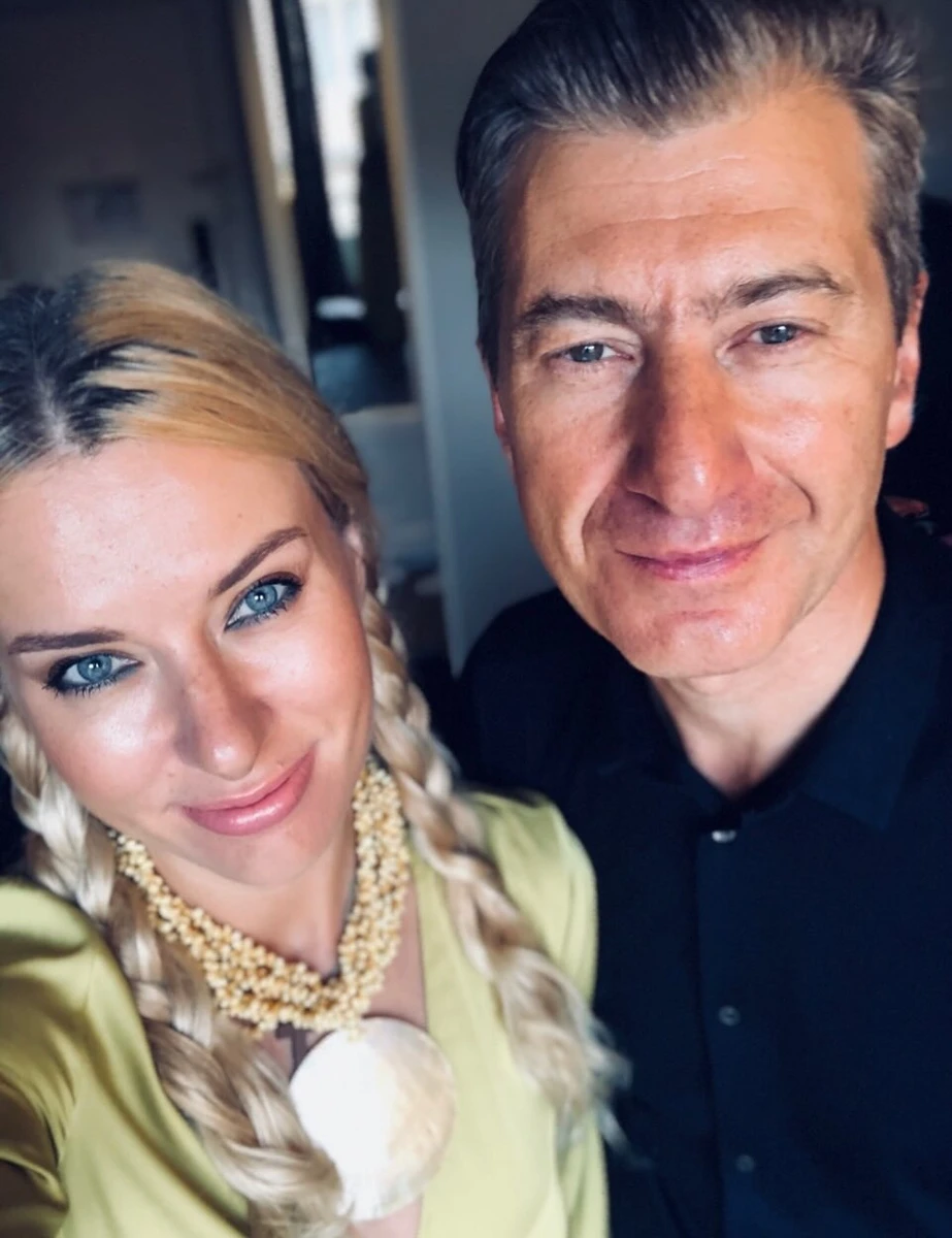 Ольга Горбачова та її чоловік