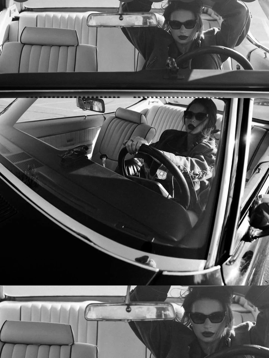 Дружина Усика у стильному луці ефектно попозувала в машині