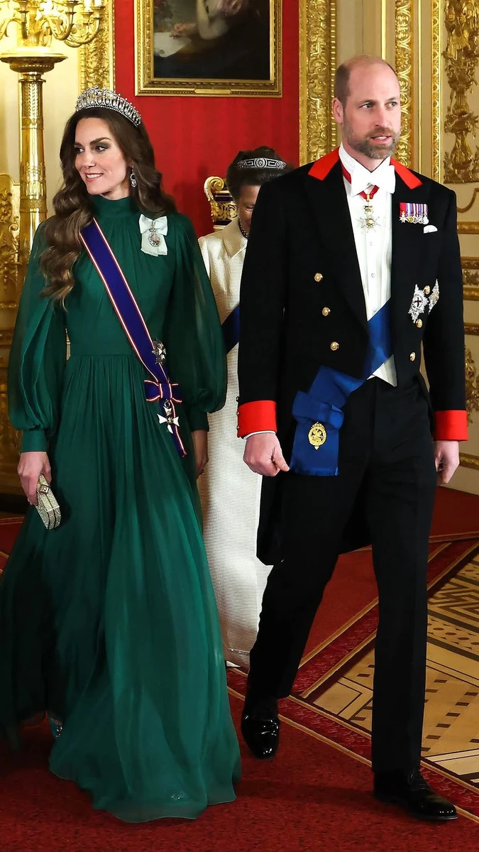 Кейт Міддлтон вигуляла зелену сукню та тіару принцеси Діани на банкет