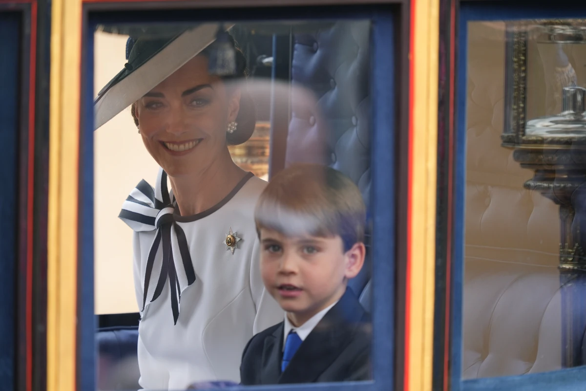 Кейт Міддлтон з принцом Луї