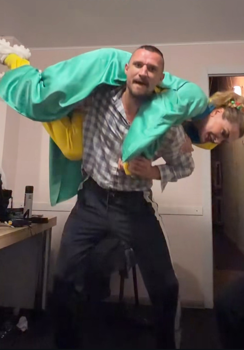 Цимбалюк закинув Сумську собі на плечі та поприсідав