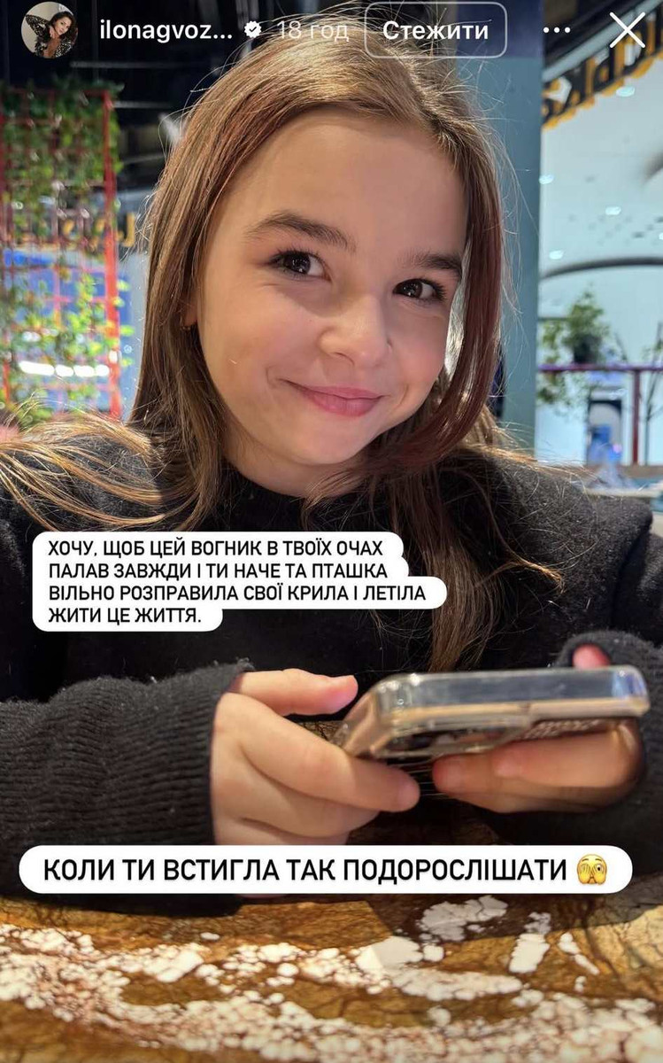 Донька Ілони Гвоздьової