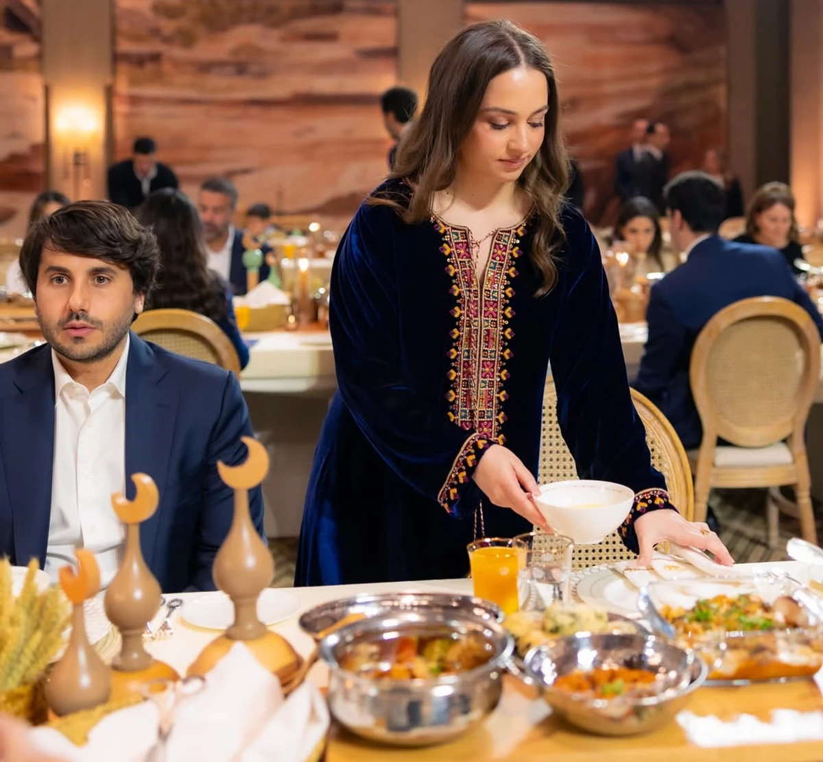 Дочка і зять королеви Ранії на Рамадані