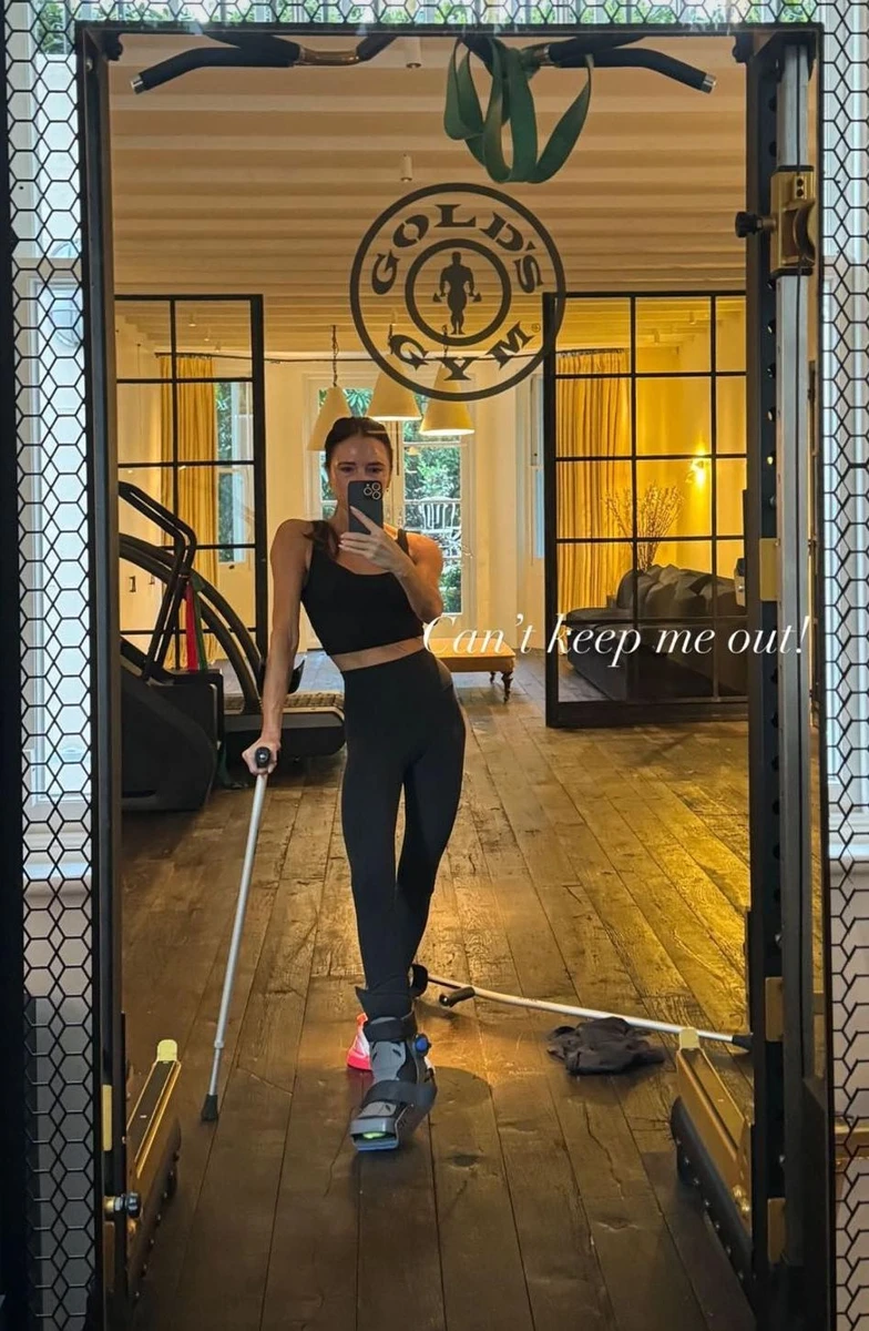 Іронія полягає в тому, що ногу Бекхем зламала саме в спортзалі 