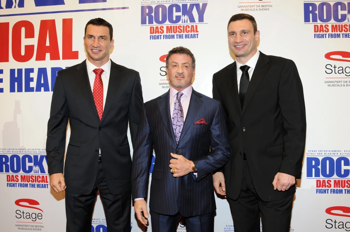 Брати Кличко і Сильвестр Сталлоне