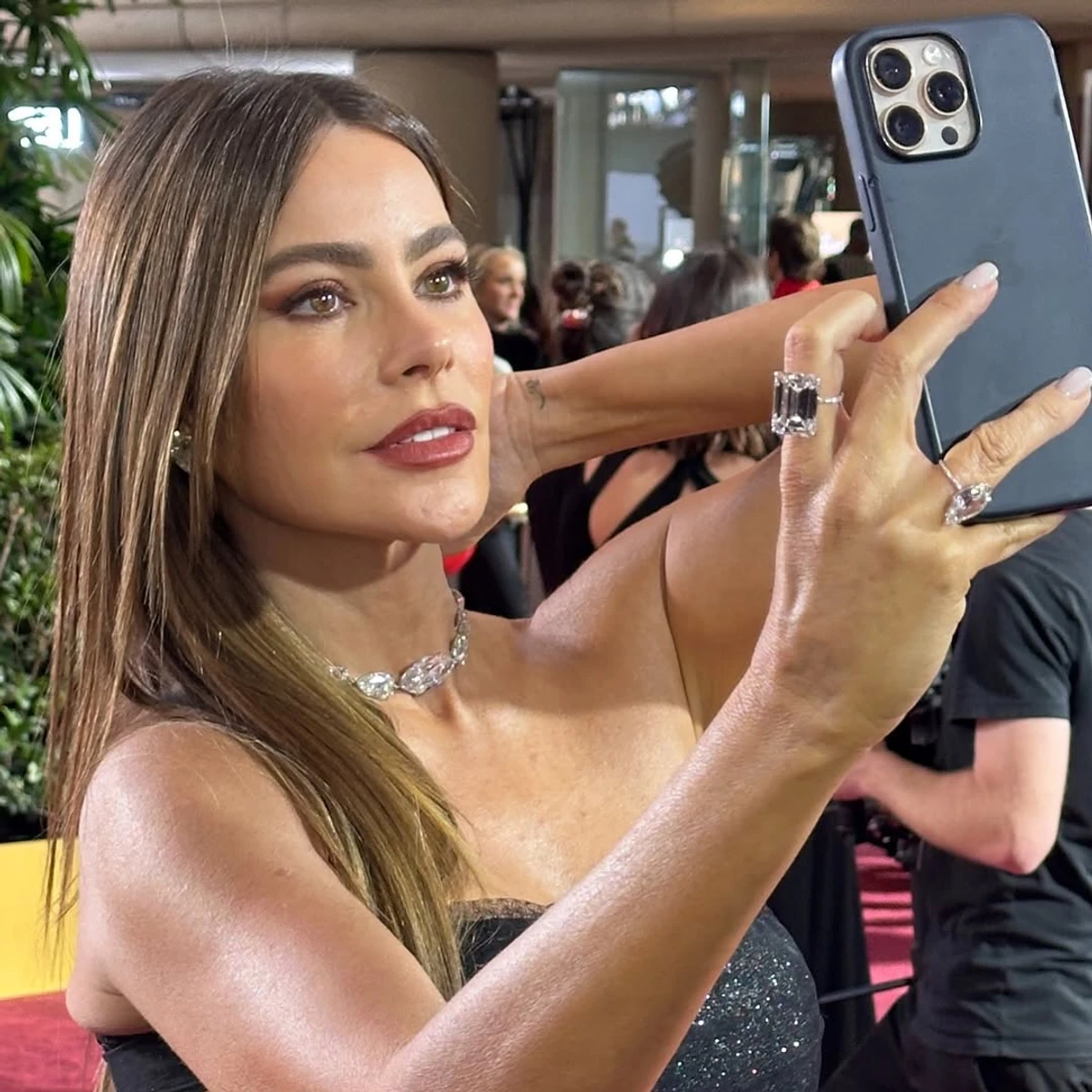 Софія Вергара робить селфі