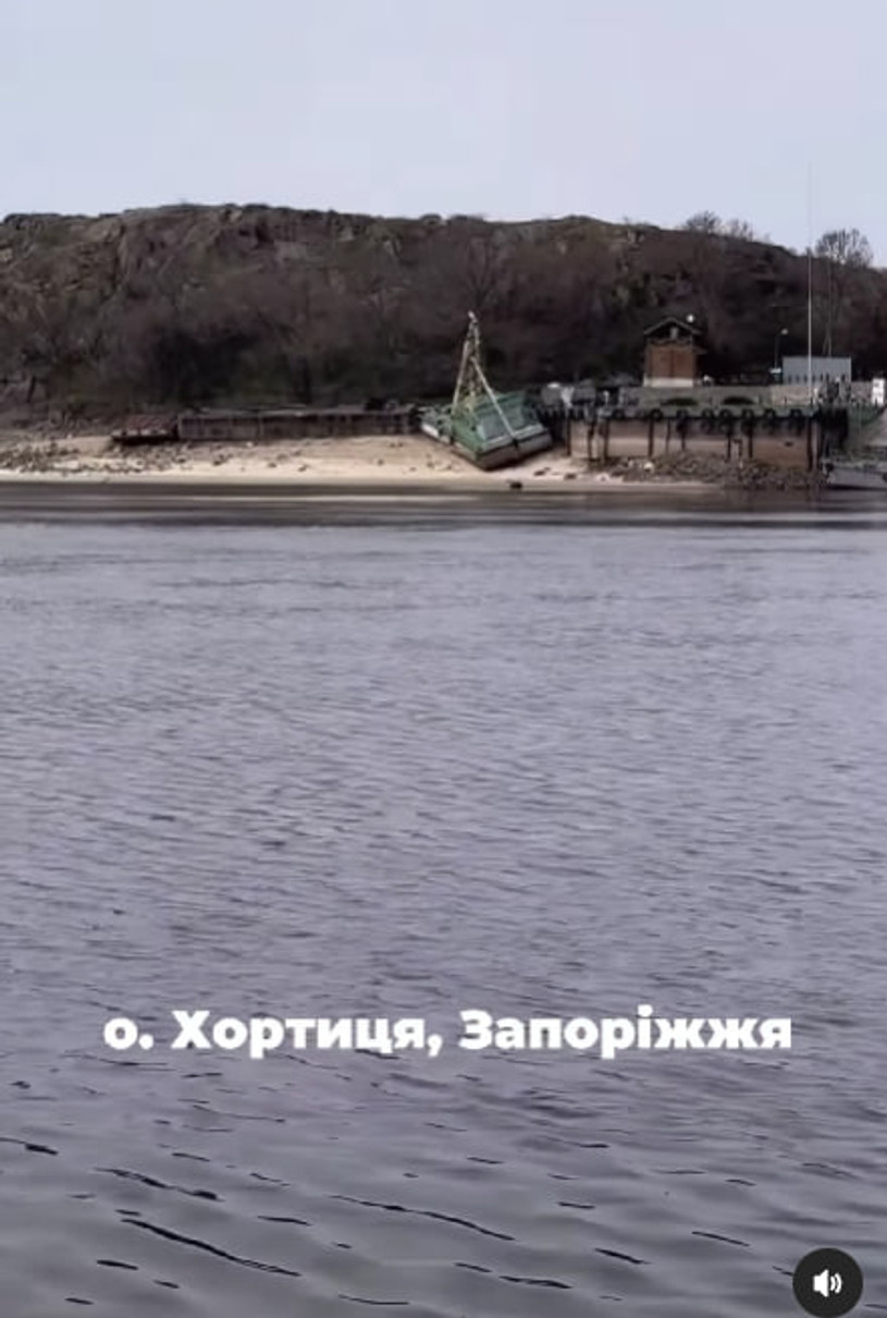 Могилевська показала, як змінилися береги Дніпра на Хортиці 