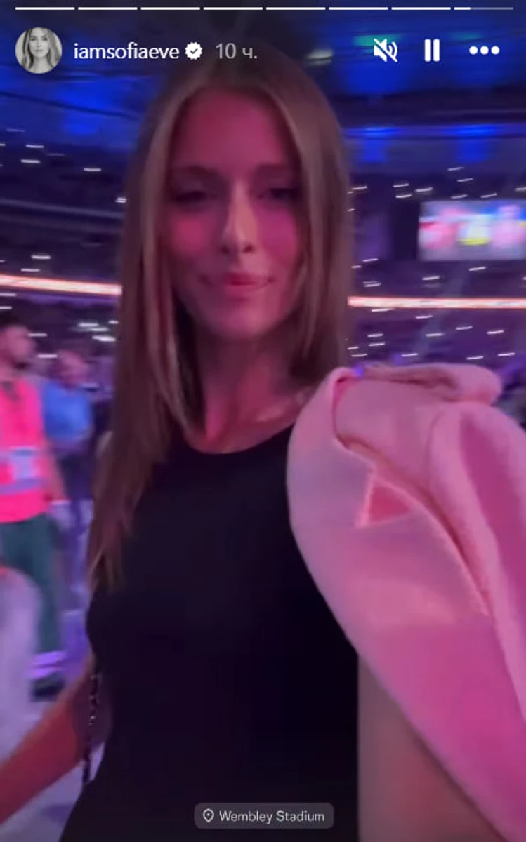 Софія Євдокименко наробила фото на стадіоні в Лондоні