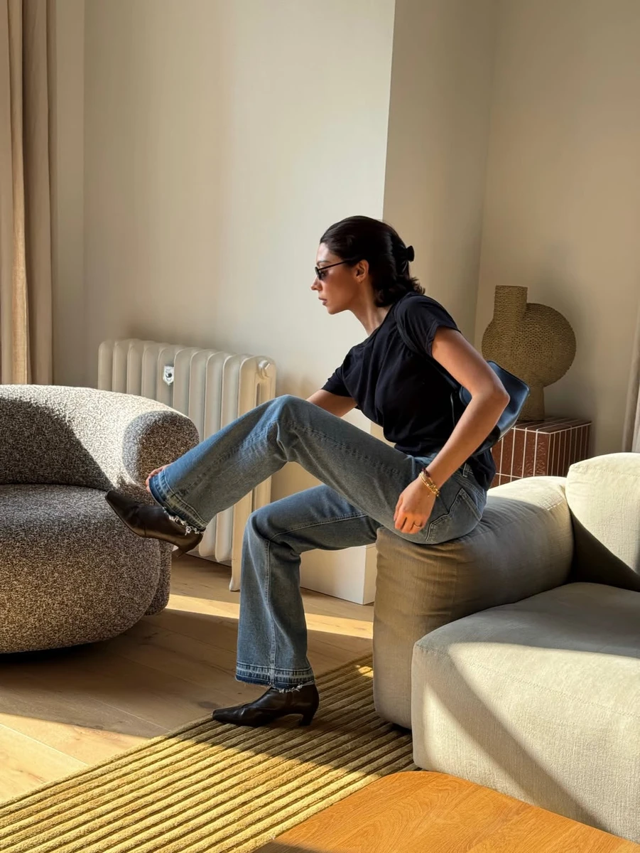 Образ з джинсами