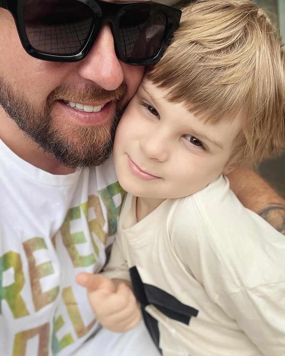 Сергій Танчинець присвятив сину Лук'яну вітальний пост