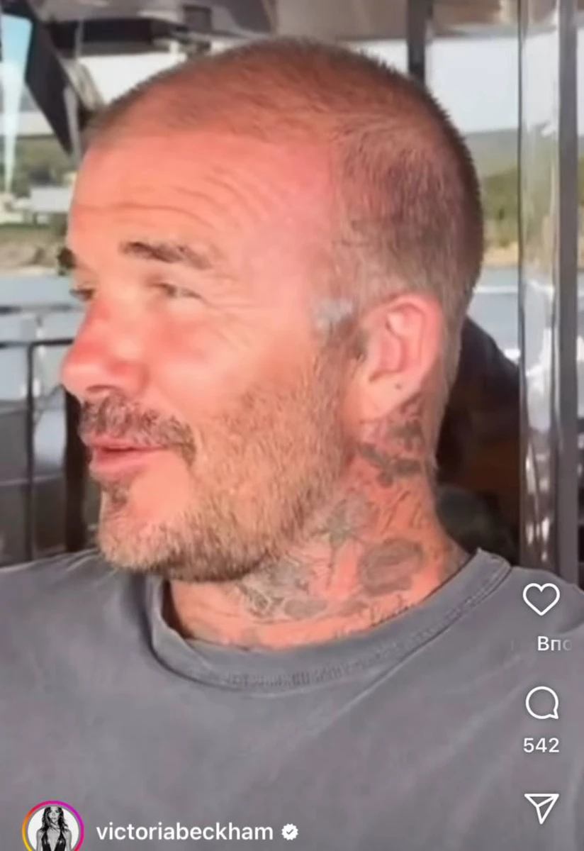 Девід Бекхем підспівав синові