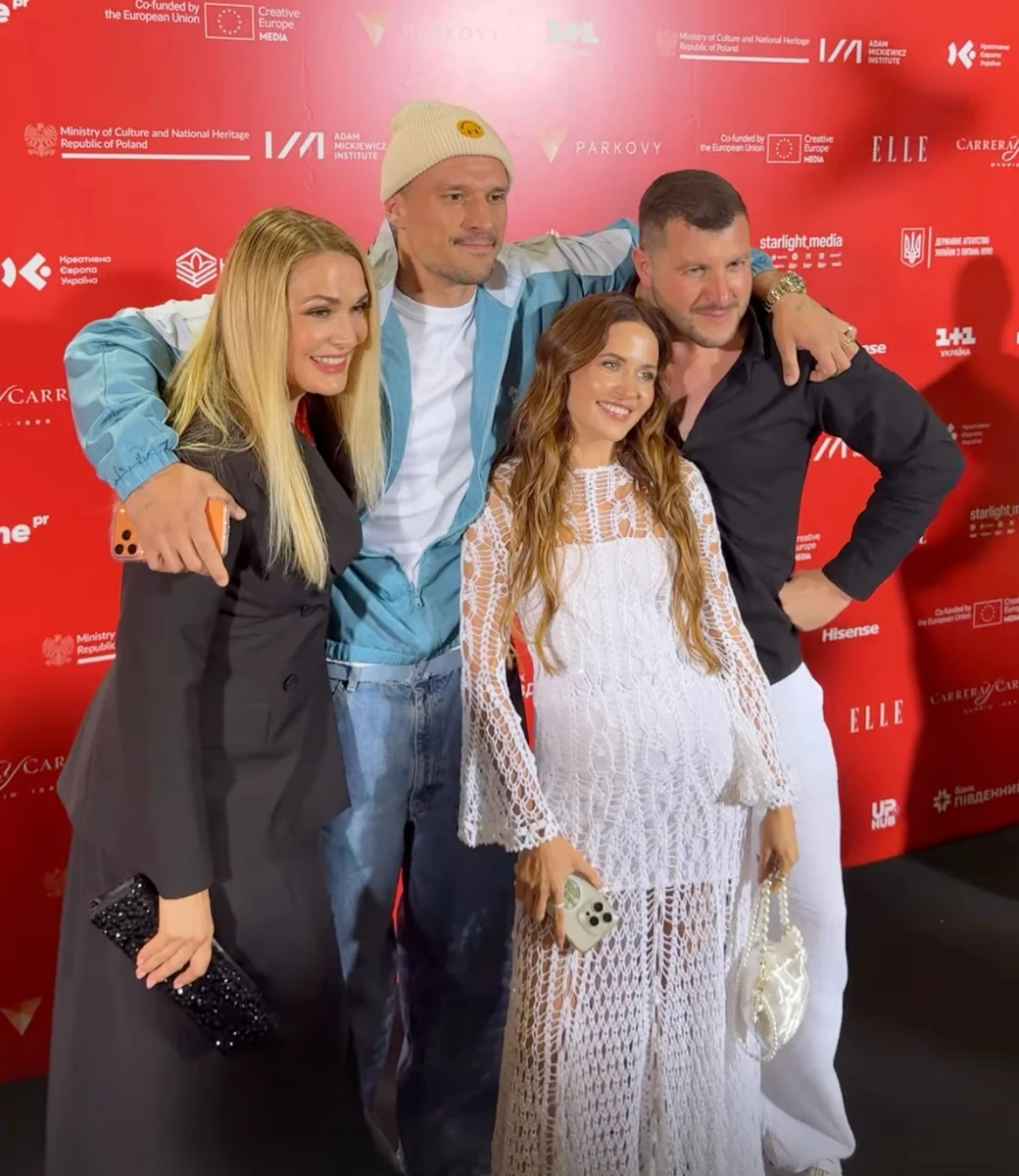 Ольга Сумська, Тарас Цимбалюк, Наталка Денисенко і Тимур Асланов на кінофестивалі ОМКФ