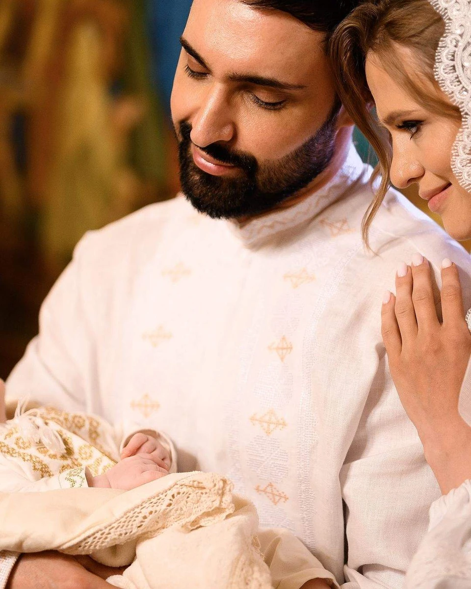 Козловський показав фото з хрещення первістка