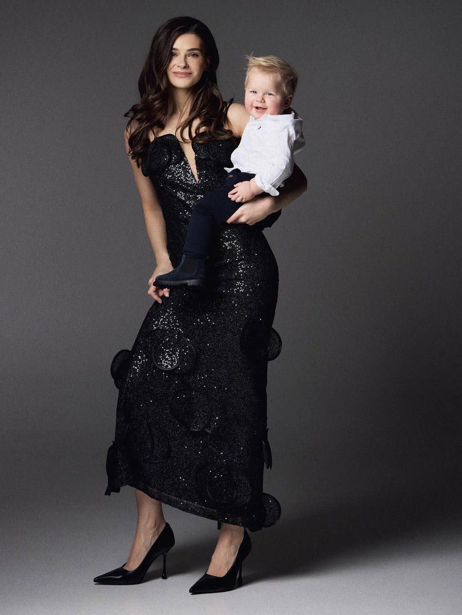 Катерина обрала розкішну сукню для фотосету на перший день народження синочка