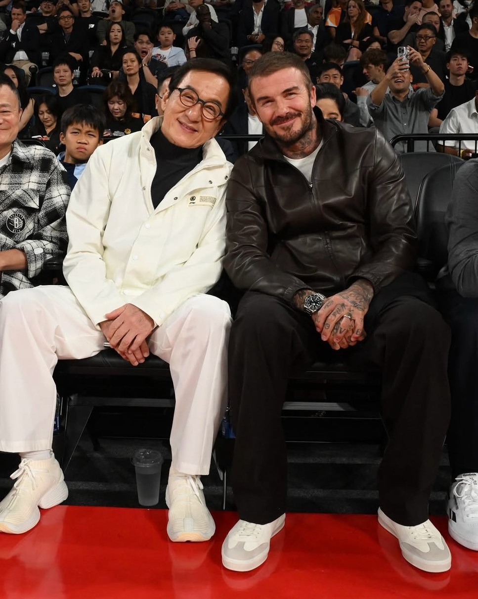 Девід Бекхем показав фото з Джекі Чаном