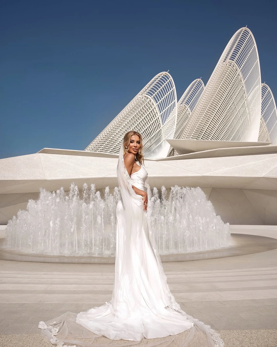 Валерія Крук у весільній сукні