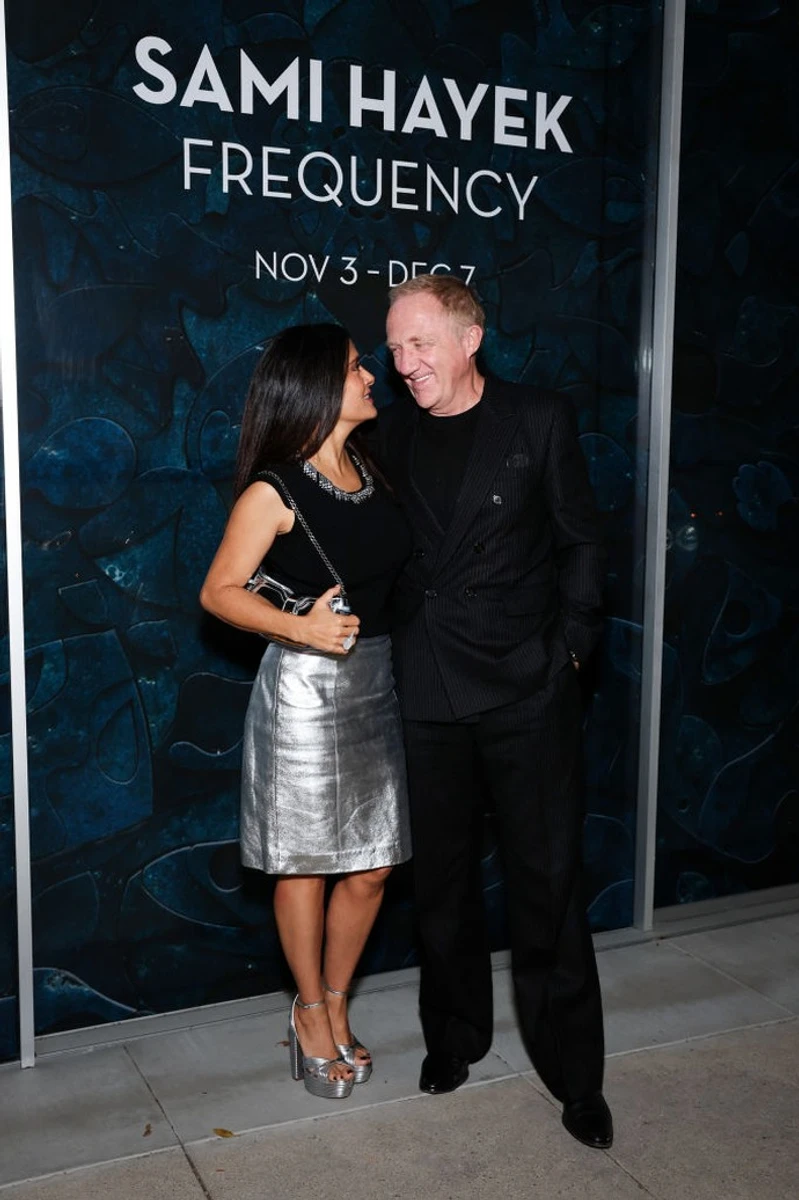 Які голуб'ята! Хаєк та Піно в шлюбі вже 14 років