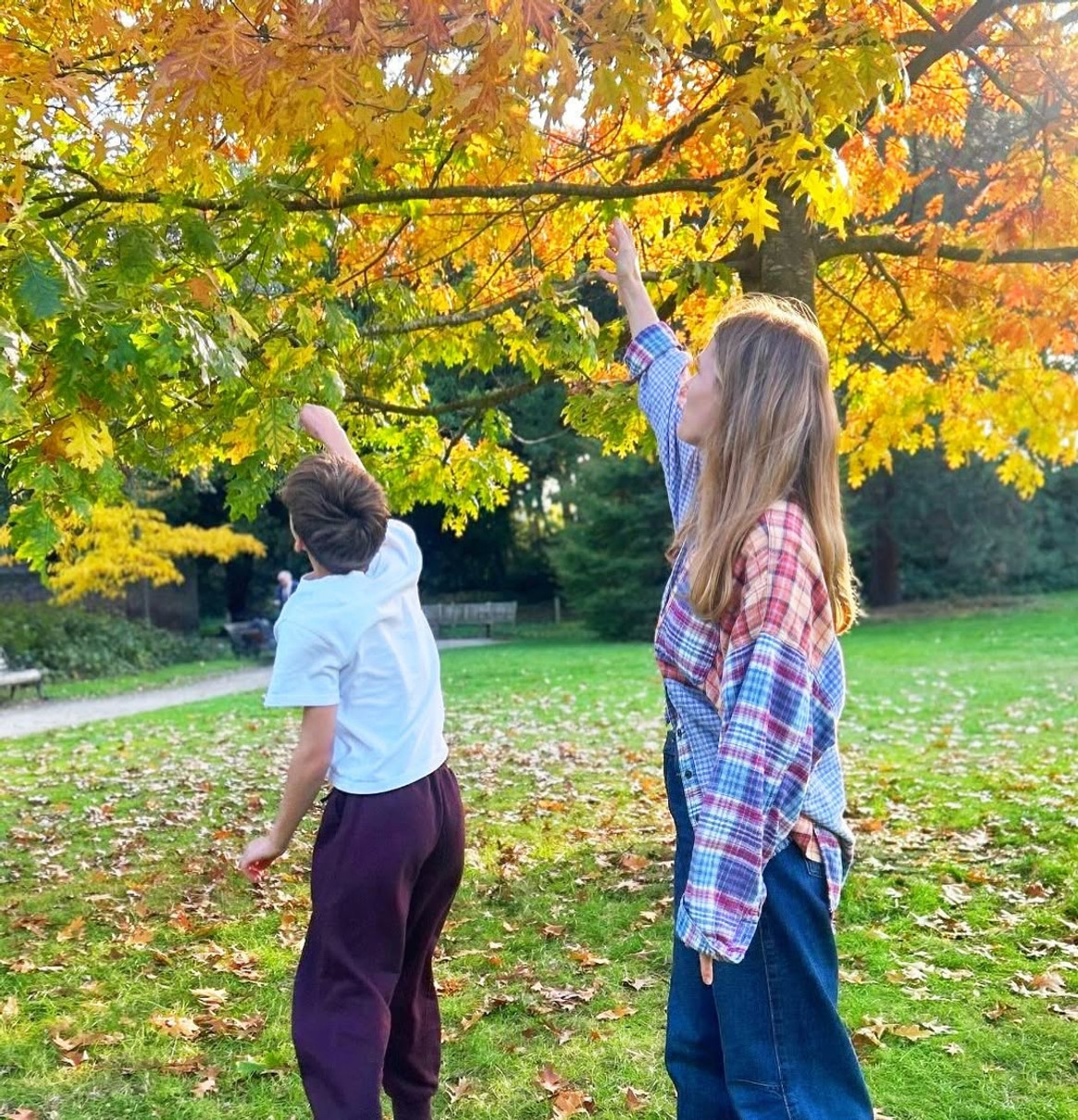 Ольга Фреймут показала своїх дітей у Лондоні