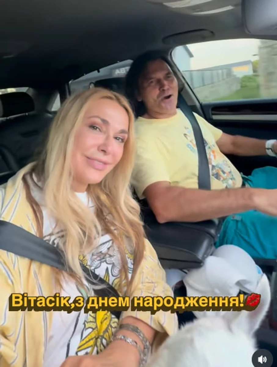 Ольга Сумська привітала чоловіка з 63-річчям