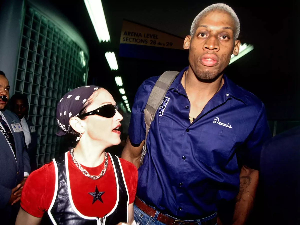 Мадонна і Денніс Родман