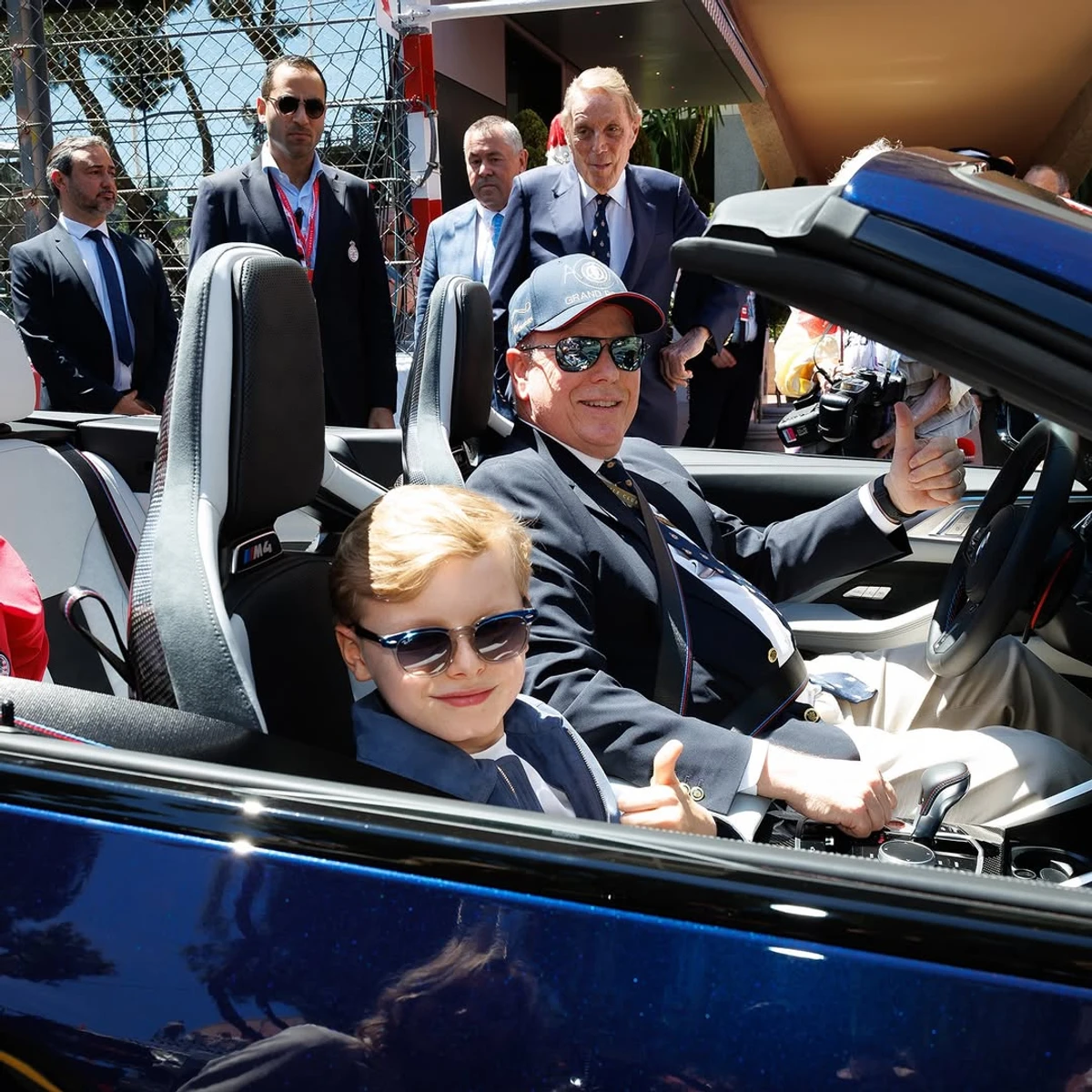 Князь Монако разом із сином прибув на Формулу 1