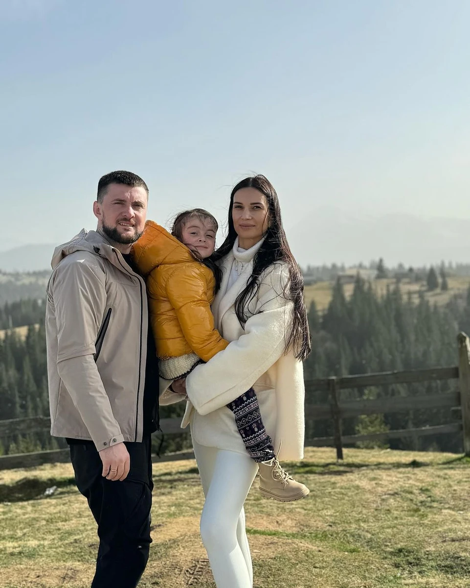 Ярмак з коханою та донечкою Соломією 