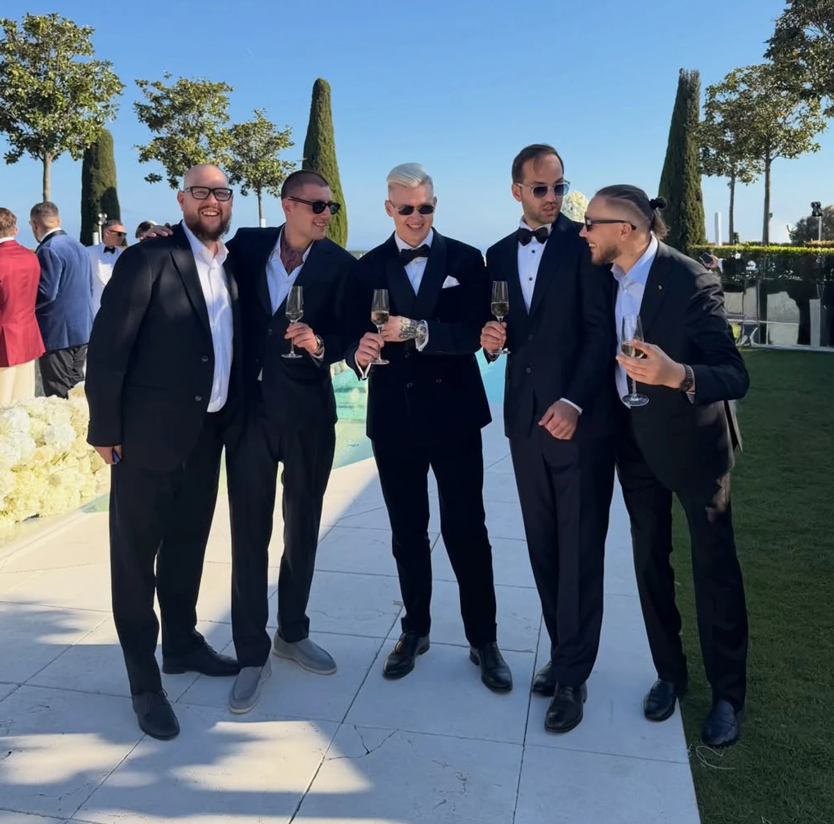 Олександр Слобоженко на весіллі української моделі та грузинського бізнесмена