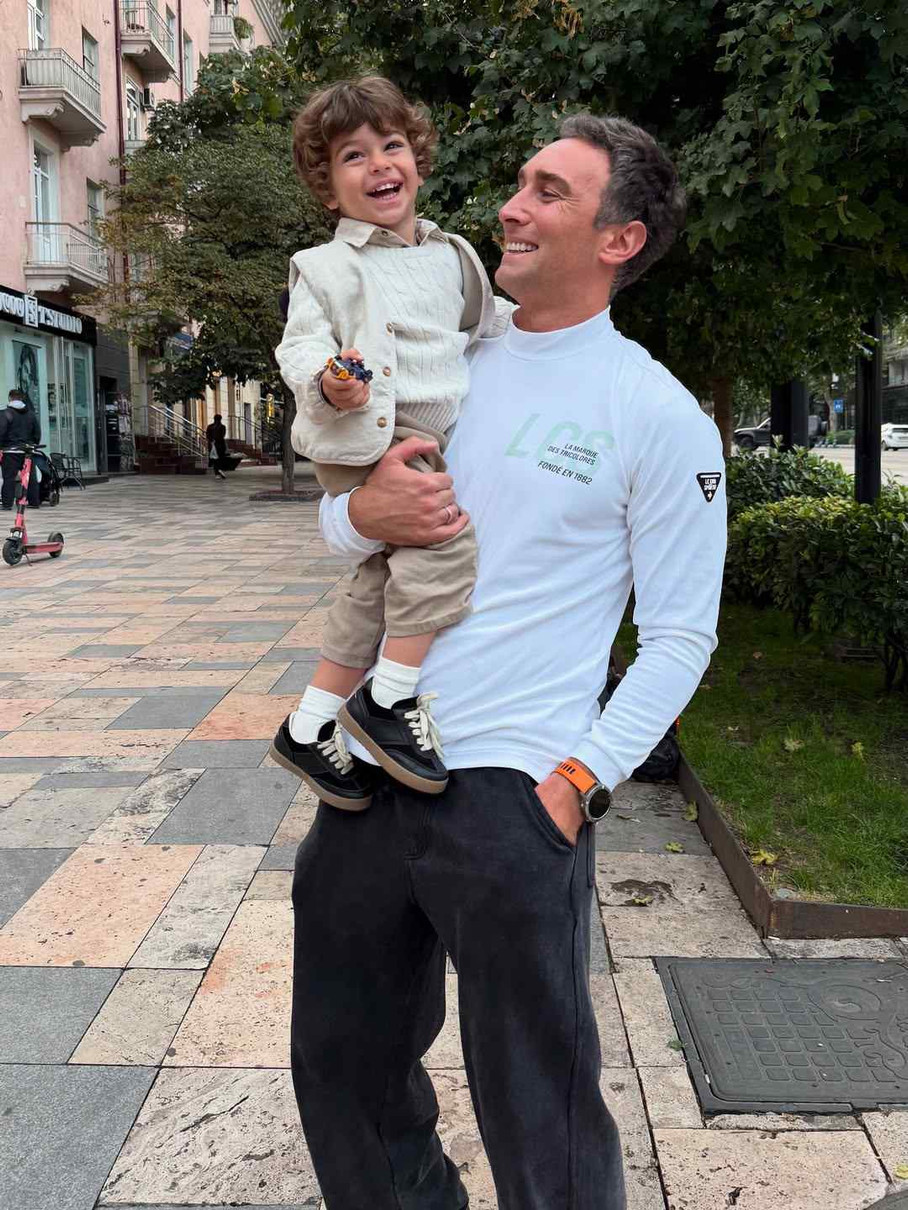 Іраклі Макацарія і його син Георгій