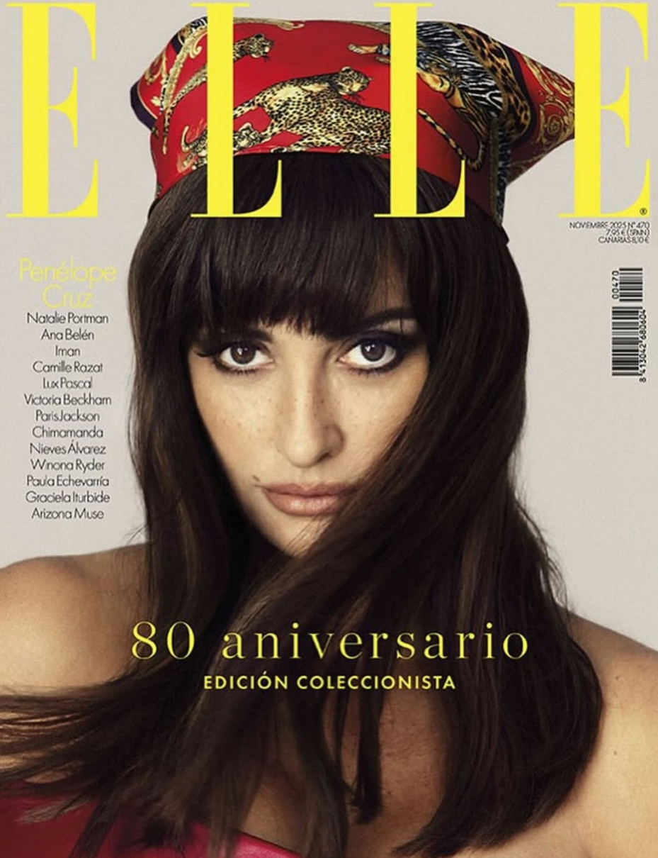 Пенелопа Крус зі стильним чубом попозувала для журналу