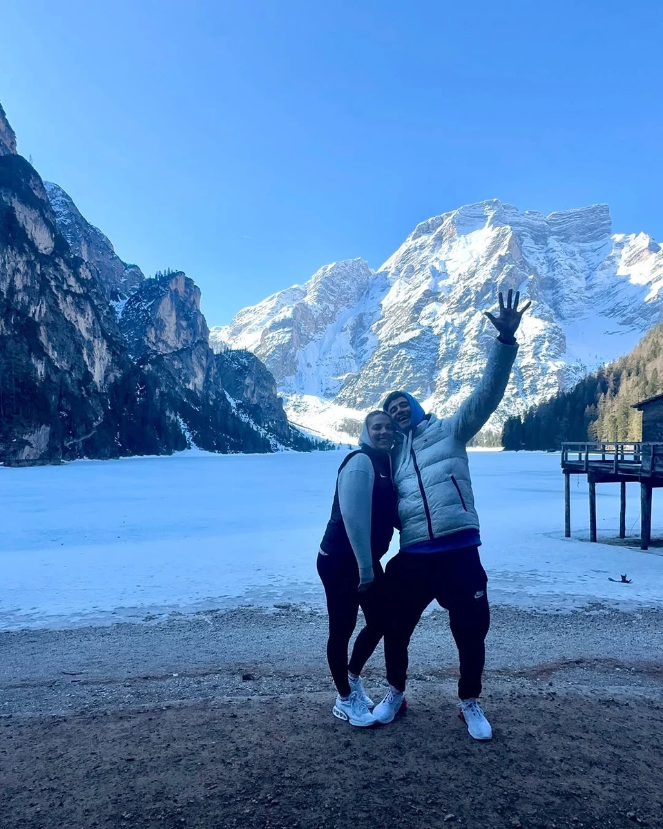 Ольга Харлан зі своїм коханим Луїджі