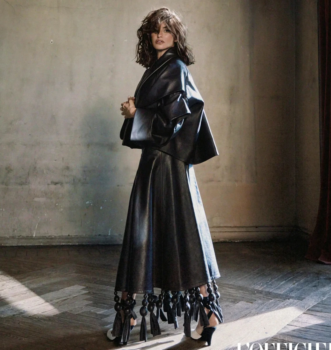 Пенелопа Крус зазнімкувалась у шкіряному луці в журналі